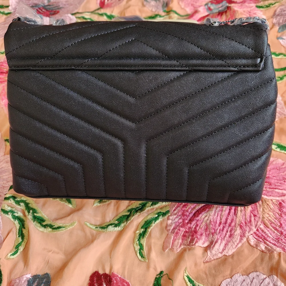 NEW Yves Saint Laurent Black Quilted Shoulder Bag - Picture 3 of 7
